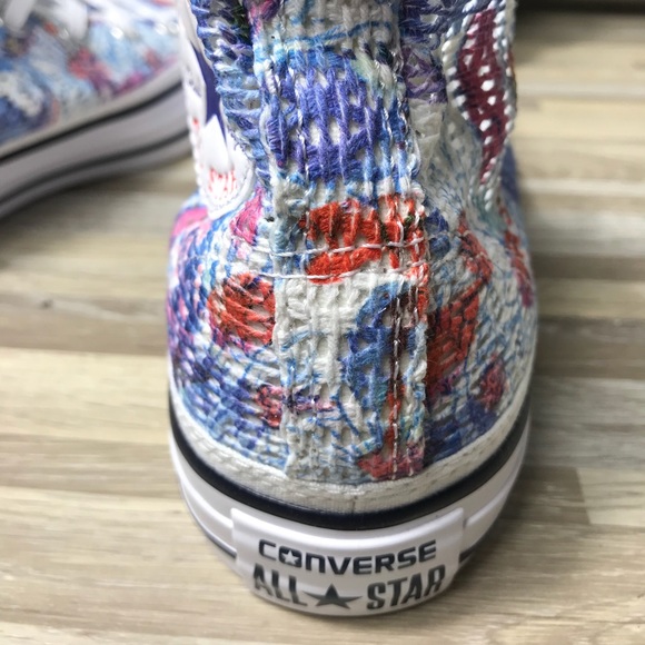 NWT Converse 🔥 Ctas HI Spray Paint Blue HT WMNS - Picture 7 of 8